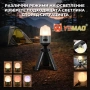 Мощна къмпинг лампа осветление LED фенер за палатка туризъм рибов, снимка 3