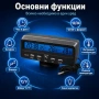 Точен дигитален електронен термометър часовник и влагомер за кола със сонда автомобил точен малък, снимка 2