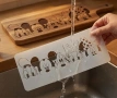 3 бр Friends Мечо Пух и Мики Маус стенсил шаблон спрей за торта украса сладки Scrapbooking, снимка 3