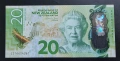 Нова Зеландия. 20 долара. 2016 - 2022 година., снимка 2