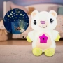 Плюшена играчка с нощна лампа 2в1 + детски фенер-проектор със светлинни картинки – комплект за уют и, снимка 5