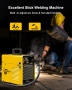 HAXIAOER 145A Безгазов телоподаващ заваръчен апарат 3 в 1 MIG/ARC/Lift TIG, снимка 6