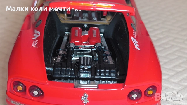 метална количка Ferrari 360 Мodena , мащаб 1:18, снимка 8 - Колекции - 54900472