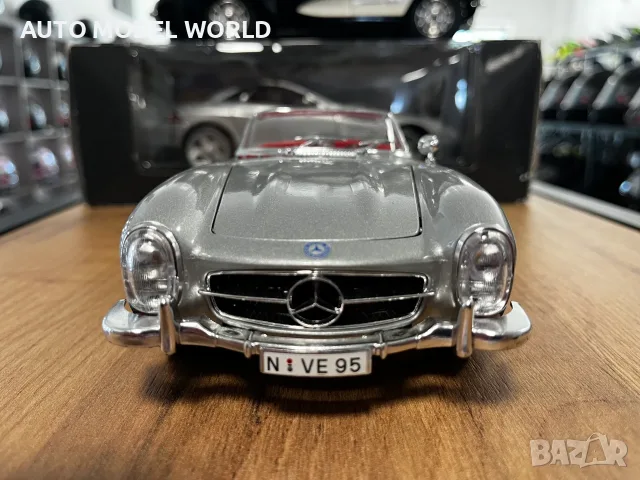 BBURAGO метален колекционерски модел MERCEDES BENZ 300SL CABRIO 1954г. 56.72 лв. / 29 €, снимка 3 - Колекции - 55507490