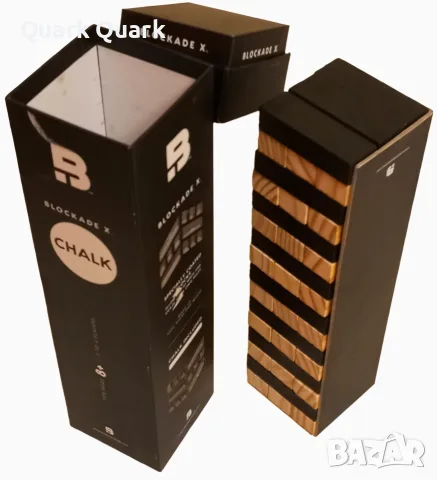 🎲 Игра Дженга (Jenga) 🧱 балансна кула + 🎁 ПОДАРЪК джобна | като нова | София, снимка 3 - Настолни игри - 55416722