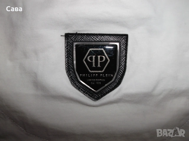 Тениска PHILIPP PLEIN  мъжка,Л-ХЛ, снимка 5 - Тениски - 55253423