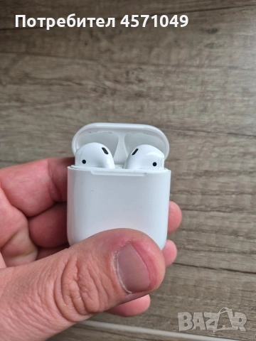 Слушалки Apple Air pods 2, снимка 3 - Друга електроника - 54421769