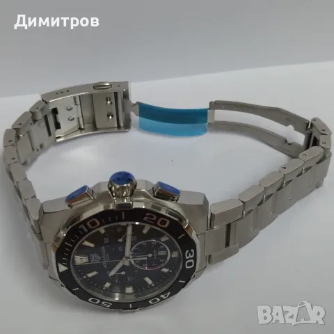 НОВ Tag Hauer Aquaracer, 300м, кутия+документи, Chrono, снимка 10 - Мъжки - 55681624