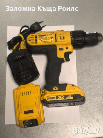 Ударен акумулаторен винтоверт DeWalt DCD776 с 2 батерии DCB183 и зарядно DCB1102, снимка 2 - Винтоверти - 54479872