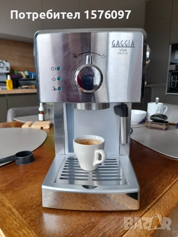 Еспресо кафемашина Gaggia viva prestige, снимка 3 - Кафемашини - 54370660