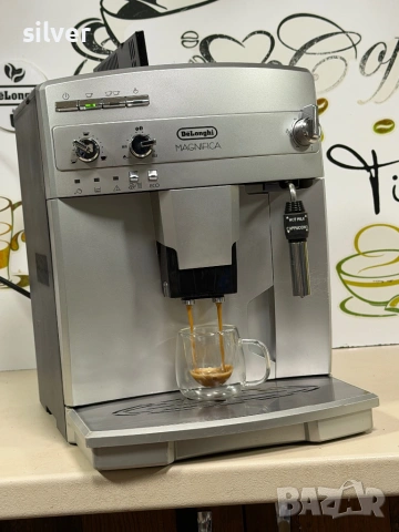 Кафемашина кафе автомат delonghi magnifica с гаранция, снимка 6 - Кафемашини - 54734401