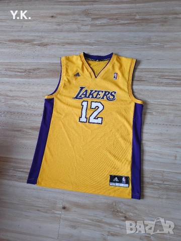 Оригинален мъжки баскетболен потник Adidas x LA Lakers NBA x Howard, снимка 2 - Други - 55221446