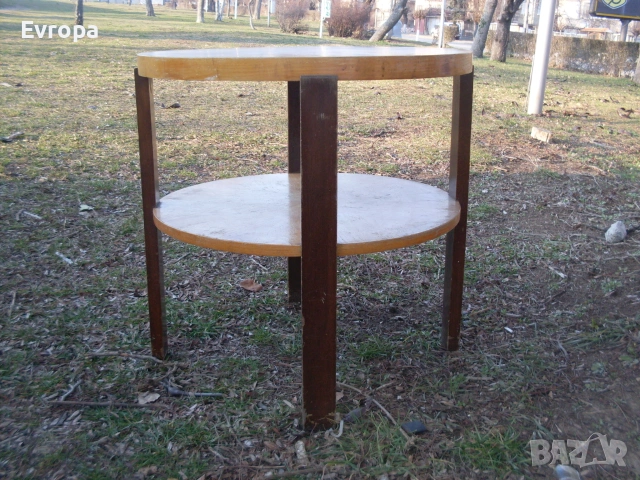 Стари дървени столове и маса., снимка 2 - Други - 36808666
