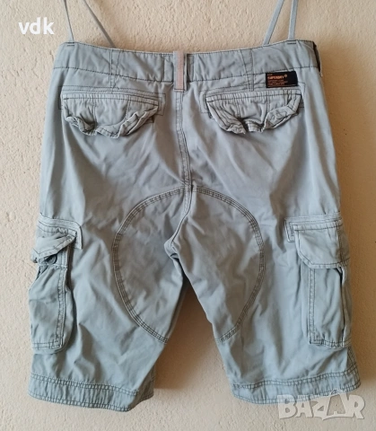 100% Оригинални страхотни мъжки къси карго панталони SUPERDRY! , снимка 3 - Къси панталони - 55053470