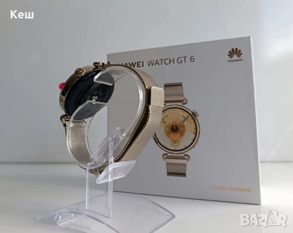Смарт часовник Huawei Watch GT 6 41mm (златист чисто нов), снимка 5 - Смарт часовници - 54631309