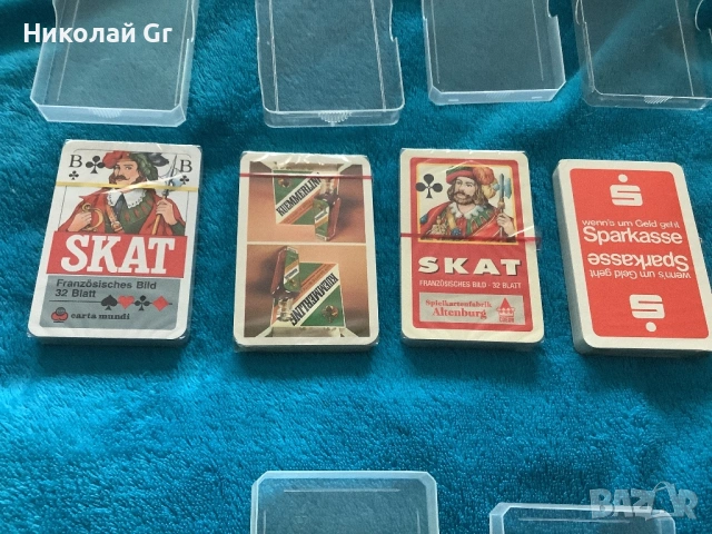 Карти за игра SKAT не се използва  цена за брой , снимка 4 - Карти за игра - 54214854