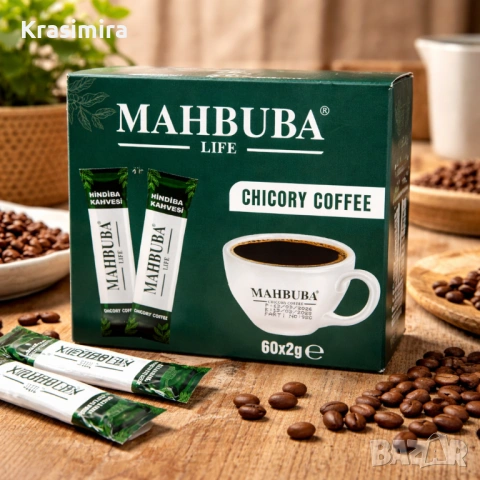 MAHBUBA Life Chicory Coffee – кафе с цикория, 60 пакетчета