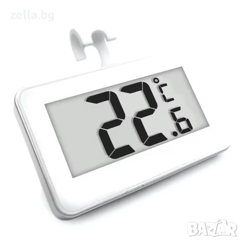 Дигитален термометър за хладилник и фризер – голям LCD дисплей, -20°C/+60°C, IPX3, магнит 10134, снимка 13 - Резервни части за телефони - 54658765