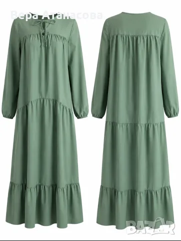 🧚🏼‍♂️🧚🏼‍♂️🧚🏼‍♂️ Дълга рокля в цвят мента👗 xs/s🍀