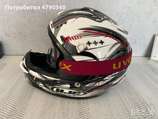Кросова Каска За Мотор HJC Размер М 57см, снимка 3 - Аксесоари и консумативи - 55336189