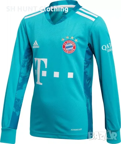 Adidas FC BAYERN MUNCHEN Kids Football Long T-Shirt Размер 7-8 г /128 см детска футболна блуза 16-69