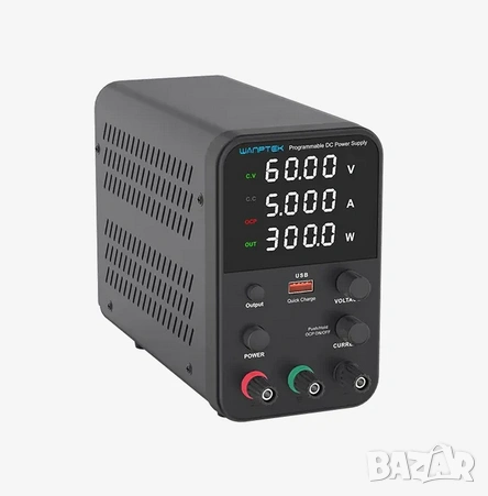 ЛАБОРАТОРНО ЗАХРАНВАНЕ 60V 5A РЕГУЛИРУЕМО