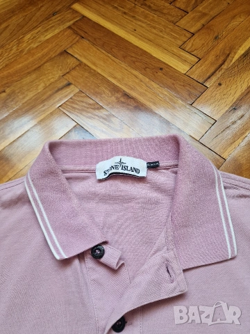 Страхотна мъжка тениска STONE ISLAND sl8m fit , размер 2ХL/ XL, снимка 5 - Тениски - 55281630