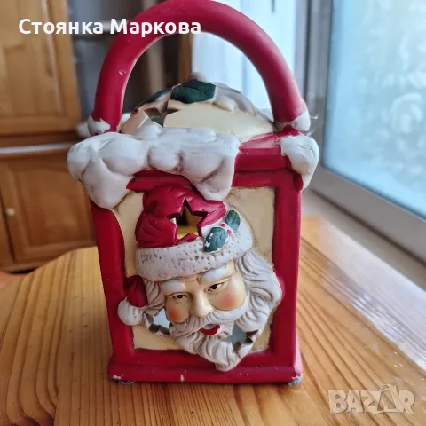 Коледен свещник с дръжка, снимка 2 - Коледни подаръци - 55657066