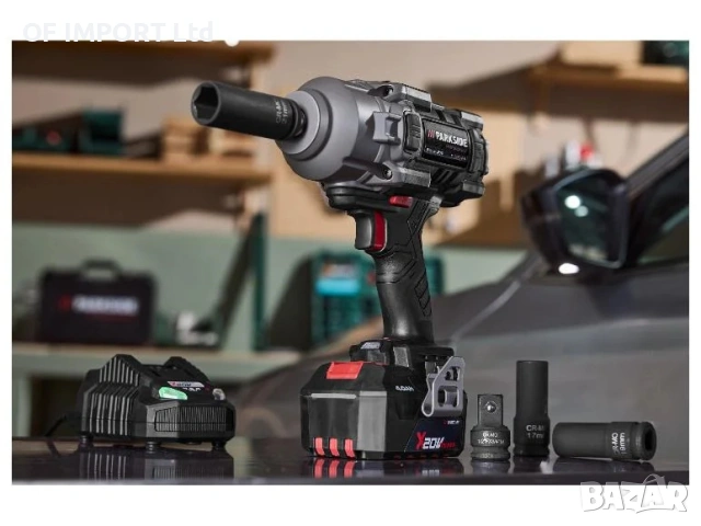 Безжичен Ударен Гайковерт PARKSIDE Performance PASSP 20-Li C4, снимка 3 - Гедорета - 55130790