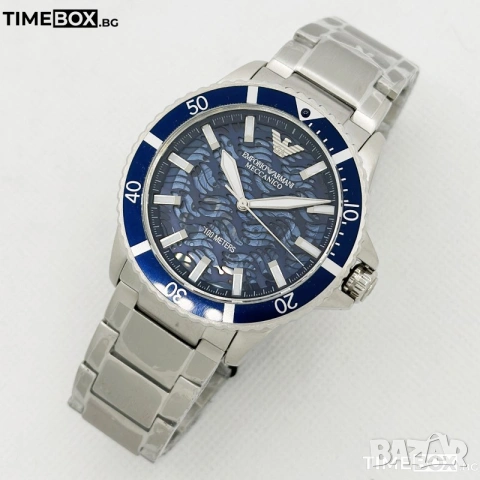 Emporio Armani AR60059 Diver Meccanico, снимка 4 - Мъжки - 55211546