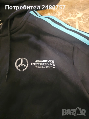 Суичър Адидас XL, снимка 3 - Спортни дрехи, екипи - 54211861