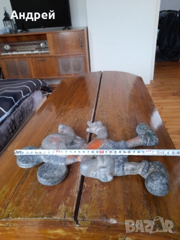 Стара метална отливка Мики Маус, снимка 5 - Други ценни предмети - 54291013