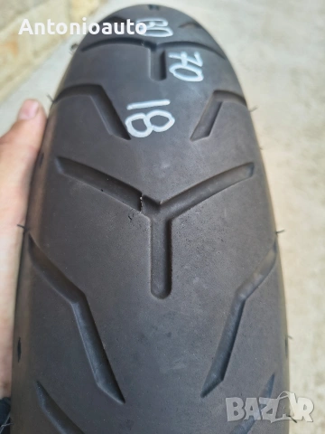 130 70 18 dunlop D408F harley davidson 63H гума чопър гуми мотоциклет, снимка 5 - Гуми и джанти - 55143836