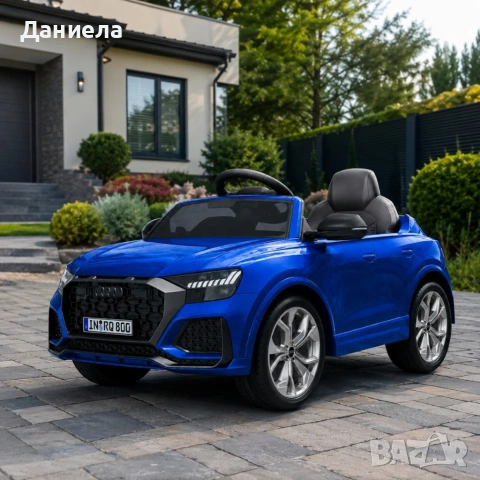 Детска акумулаторна кола Audi RS Q8 12V - Дистанционно управление, музика,