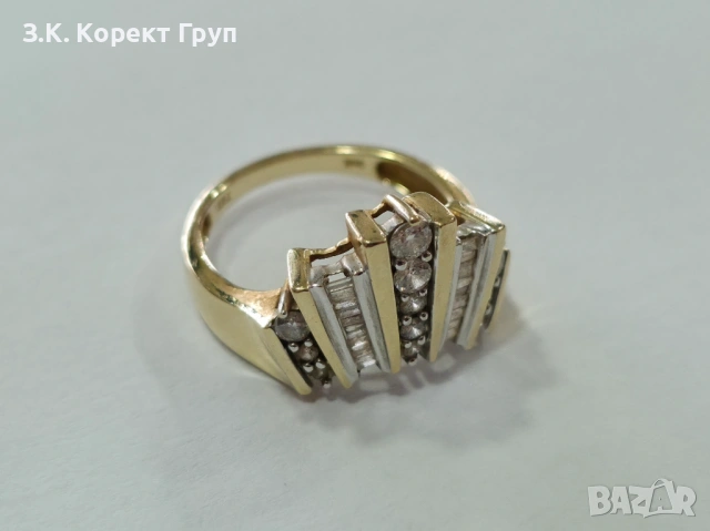 Дамски златен пръстен 14К 585 / 4,17 гр