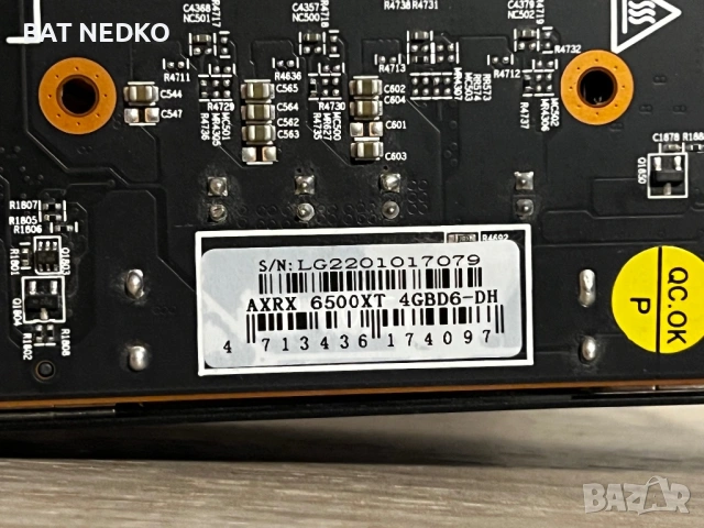 Powercolor Radeon RX6500XT, снимка 3 - Видеокарти - 54680229