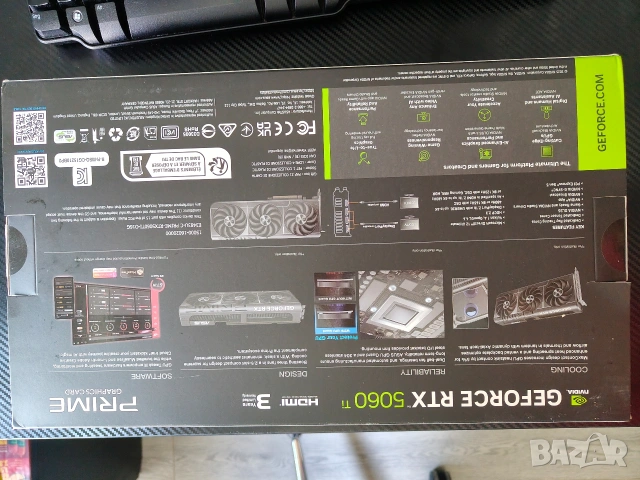 Asus Prime Geforce RTX 5060ti 16GB OC , снимка 2 - Видеокарти - 54817013