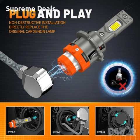 Mini D2S лед крушки , снимка 8 - Аксесоари и консумативи - 54157584