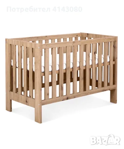 Кошара на колелца 120/60 + матрак, снимка 5 - Бебешки легла и матраци - 55650301