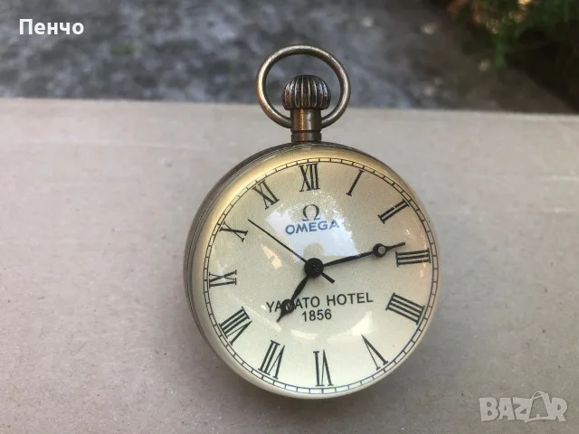 стара репродукция на "OMEGA" - сфера, кристална топка, снимка 2 - Антикварни и старинни предмети - 55665470