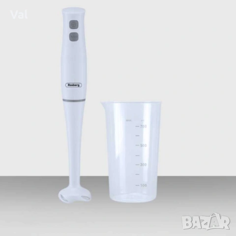Пасатор , 400W, с чаша 0.7л., 2степени,, черен, бял, снимка 4 - Чопъри и пасатори - 54875083