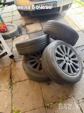 Продавам джанти с гуми, снимка 3 - Гуми и джанти - 54574252
