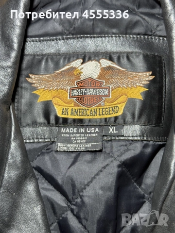 Оригинално кожено яке Harley Davidson