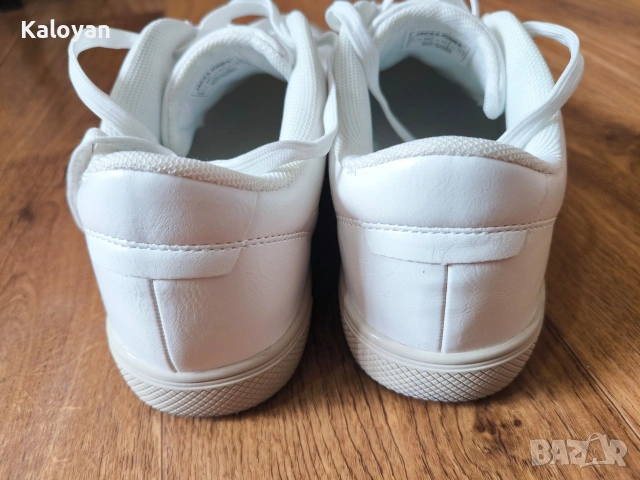 Бели мъжки кецове Jack & Jones номер 45, снимка 5 - Маратонки - 54779284