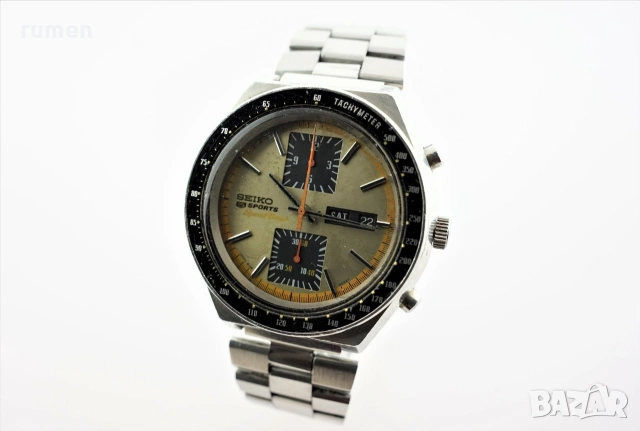 Seiko 6138 -5 Sports Speed Timer Chronograph Kakume, снимка 2 - Мъжки - 54406714