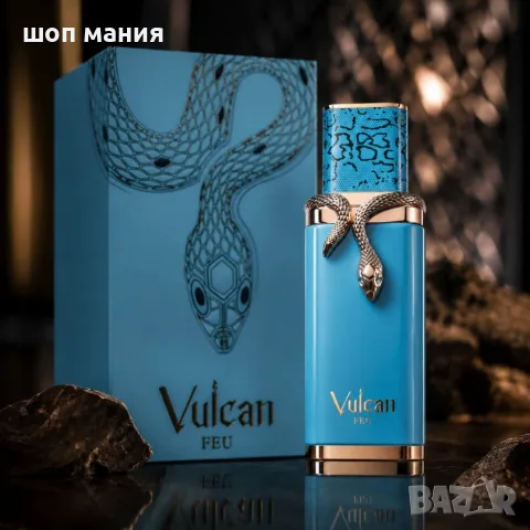 Vulcan Feu Eau de Parfum 100 мл – Дръзки цитрусово-плодов аромат с манго, джинджифил и дървесни 