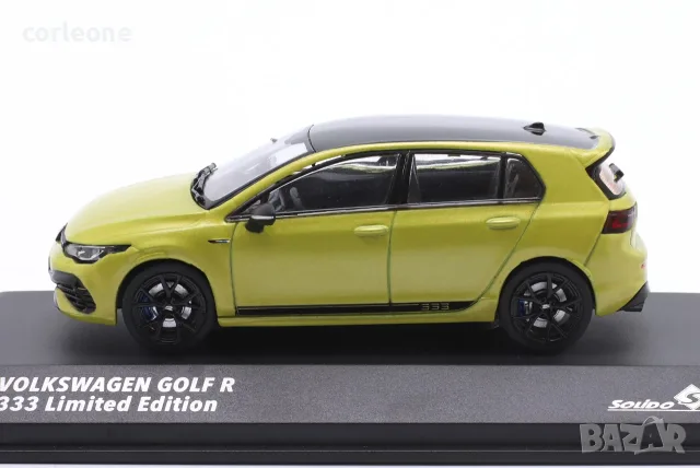 VOLKSWAGEN GOLF R 333 Limited Edition 2023 - мащаб 1:43 на Solido моделът е нов в PVC дисплей-кейс, снимка 3 - Колекции - 55393057