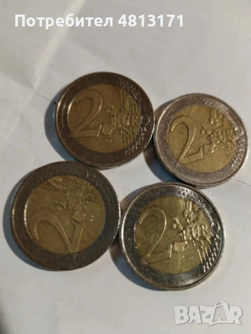 4 МОНЕТИ ОТ ПО 2 ЕВРО , снимка 2 - Нумизматика и бонистика - 54372118