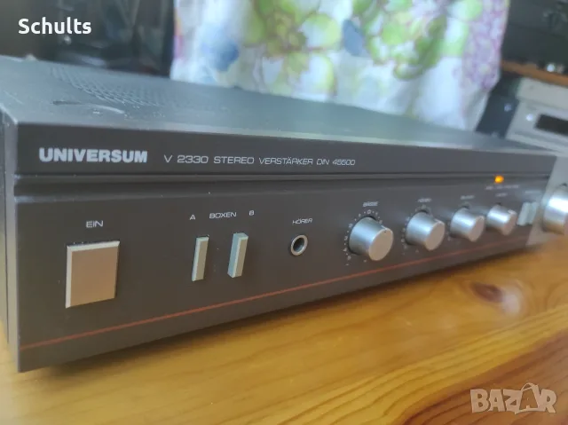 Universum V 2330 1981 г. усилвател вход и за грамофон, снимка 2 - Аудиосистеми - 55459666
