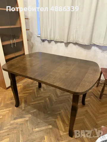 Секция от две части и маса, снимка 3 - Секции и витрини - 55373579